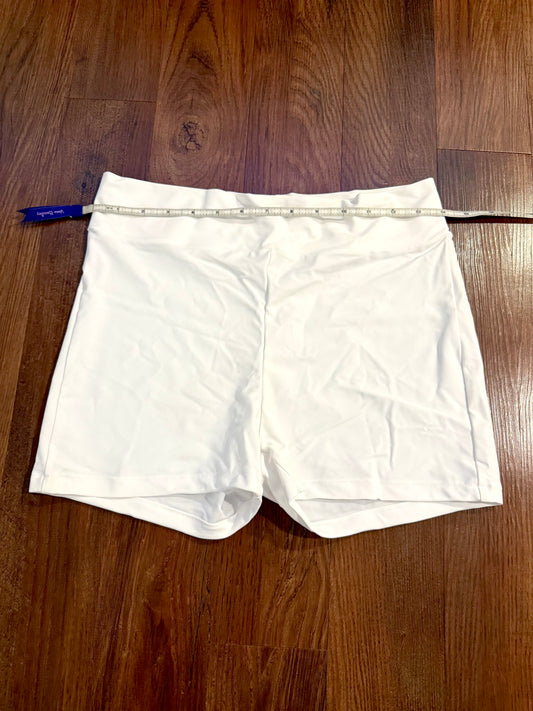White Spandex Shorts (Closet Sale)