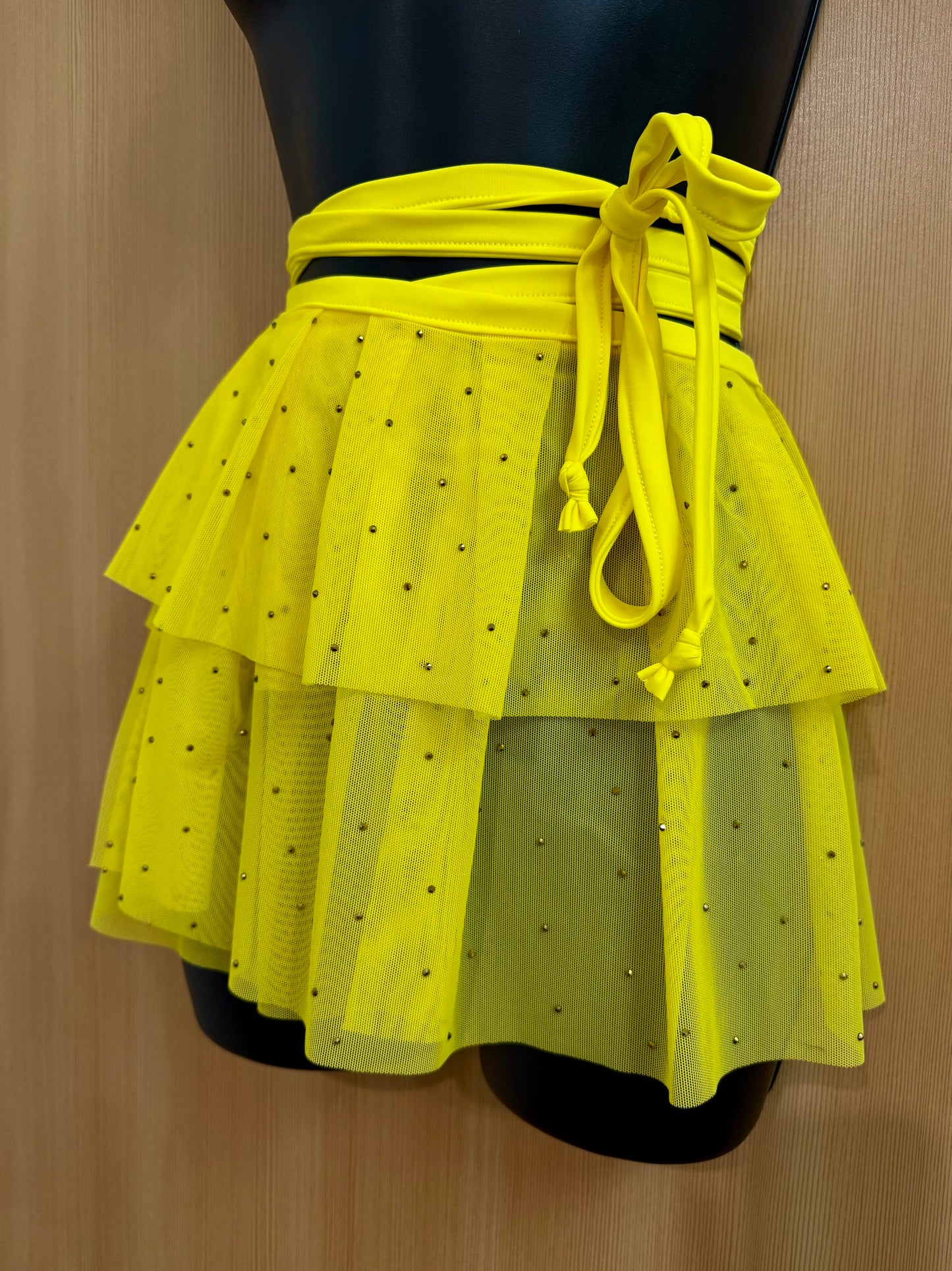 Yellow Wrap Skirt (S/M, RTS)