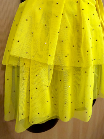 Yellow Wrap Skirt (S/M, RTS)