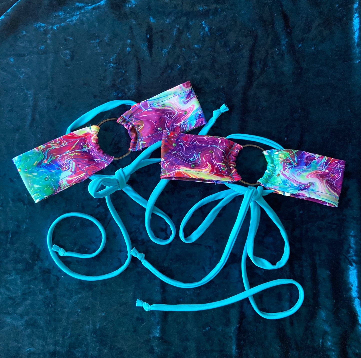 Into the Cosmos Adjustable Garters - MC x CRC collab